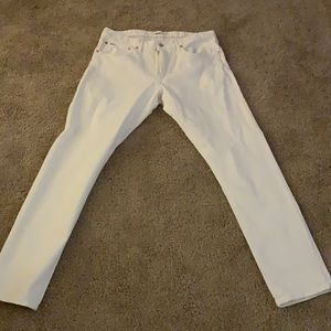 Men’s White 35x32 Polo Sullivan Slim